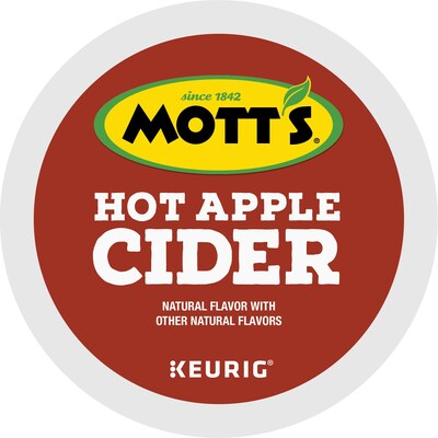 Mott's Hot Apple Cider, Keurig® K-Cup® Pods, 24/Box (386040)