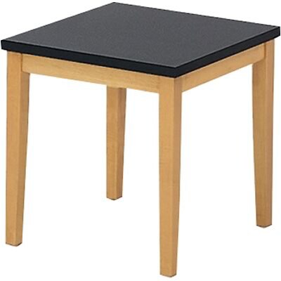 Lesro Lenox Series Reception Furniture in Medium Oak Color Finish; End Table