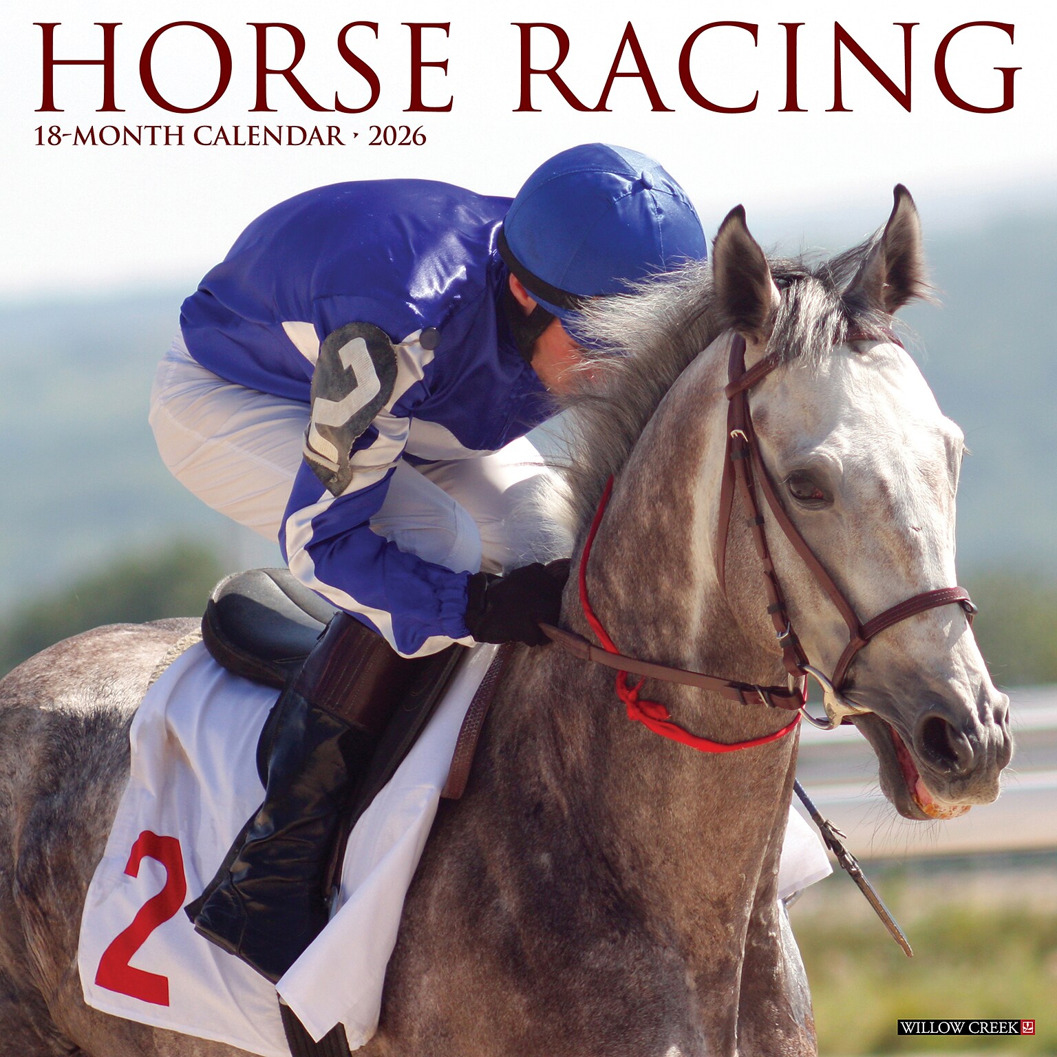 2026 Willow Creek Horse Racing 12 x 12 Monthly Wall Calendar (51498)