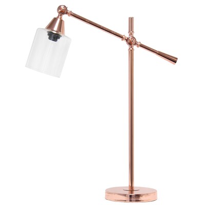 Lalia Home Vertically Adjustable Desk Lamp, Rose Gold (LHD-2001-RG)
