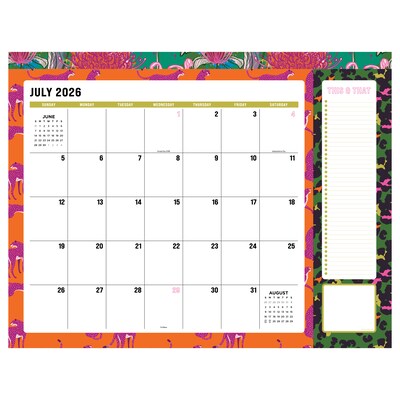 2026-2027 TF Publishing Maximal Mirage 22 x 17 Academic Monthly Desk Pad Calendar (AY27-8204)