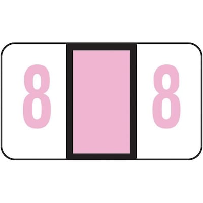 Medical Arts Press® Jeter® Compatible 5100 Series Numeric Roll Labels, 8