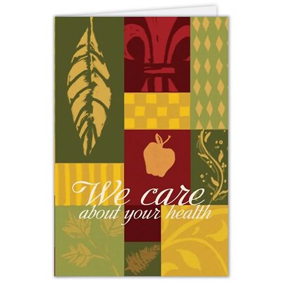 Medical Arts Press® Greeting Cards; Patch Work,  Personalized