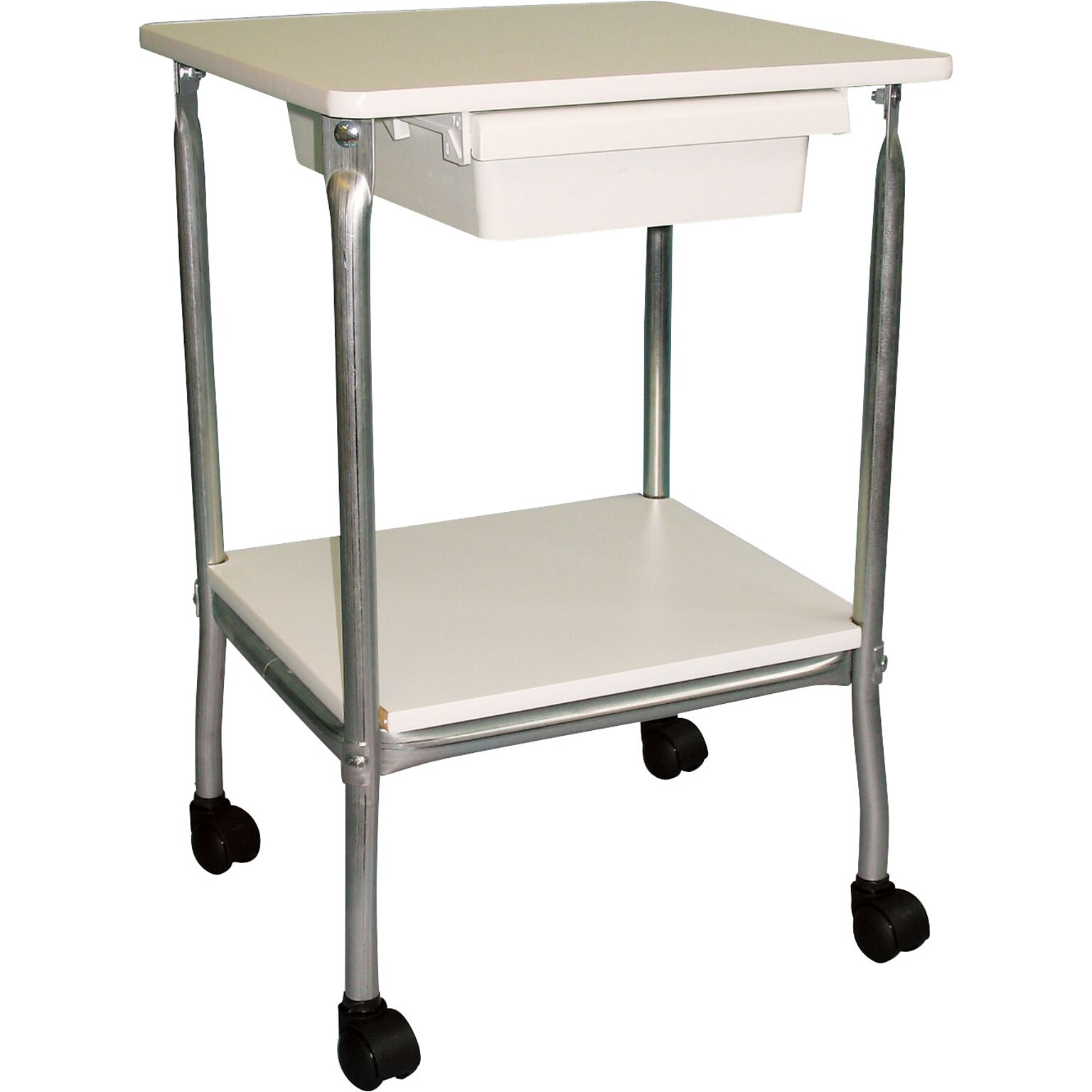 Chrome-Plate Instrument Cart