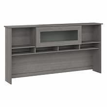 Bush Furniture Cabot 72W Desk Hutch, Modern Gray (WC31373)