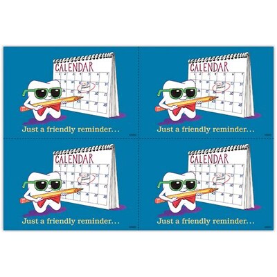 Toothguy® Dental Postcards; for Laser Printer; Calendar, 100/Pk