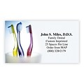 Medical Arts Press® Business Card Stickies™; 3 Toothbrushes