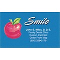 Medical Arts Press® Dental Business Card Magnets; Apple/Smile