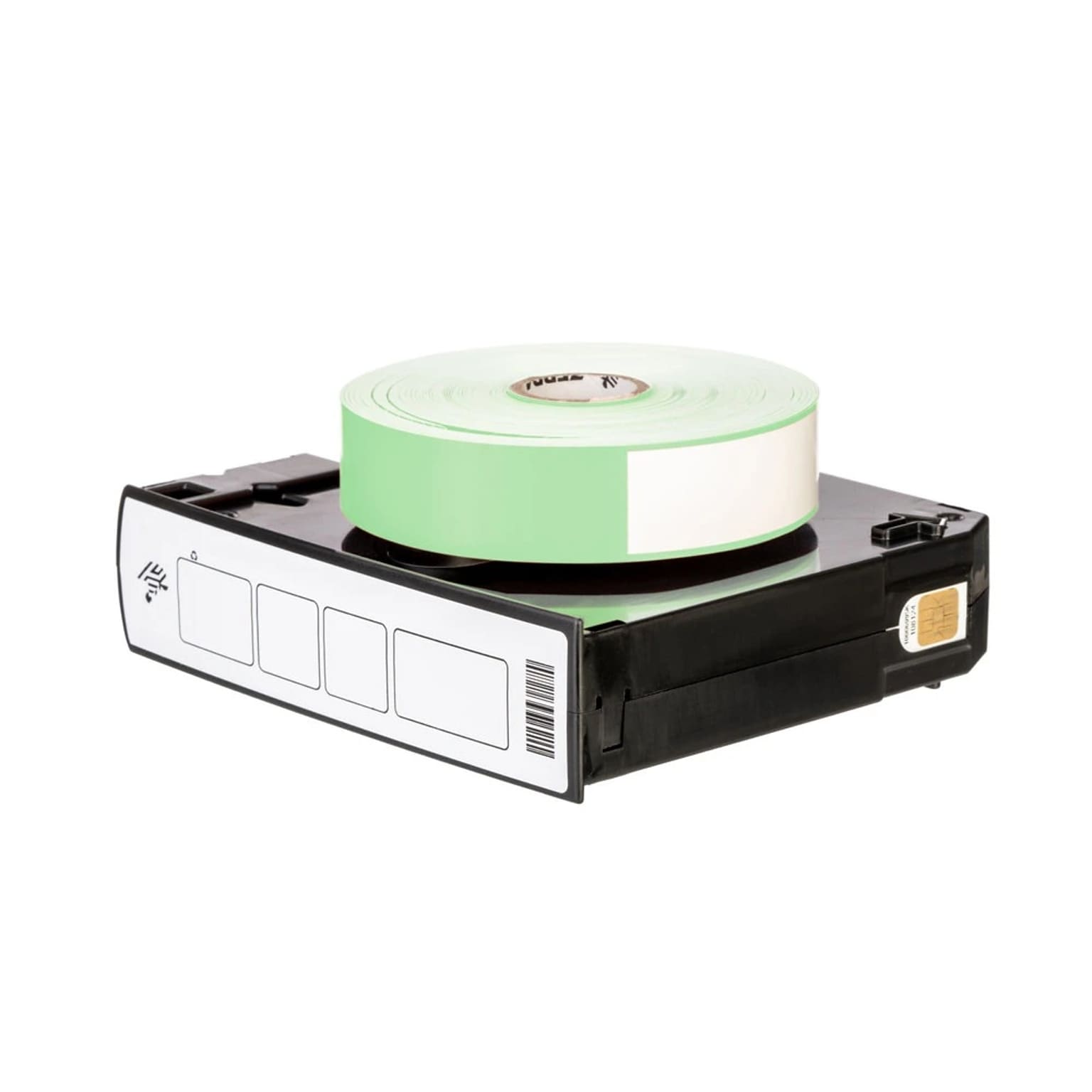 Zebra Z-Band Direct Wristbands, Green, 200/Cartridge, 6 Cartridges (10006995-3K)