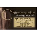 Medical Arts Press® Business Card Stickies™; Chiropractic