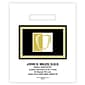Medical Arts Press® Dental Personalized Small 2-Color Supply Bags; 7-1/2x9", Gold/Black Tooth, 100 Bags, (66902)