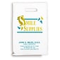 Medical Arts Press® Dental Personalized Large 2-Color Supply Bags; 9 x 13", Smile Supplies in Gold, 100 Bags, (634101)