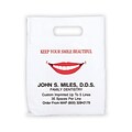 Medical Arts Press® Dental Personalized 2-Color Supply Bags; 9 x 13, Large Smile, 100 Bags, (606301