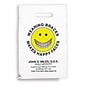Medical Arts Press® Dental Personalized Large 2-Color Supply Bags; 9 x 13", Happy Face Braces, 100 Bags, (606601)
