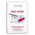 Medical Arts Press® Dental Personalized Large 2-Color Supply Bags; Tooth Guy - Smile Savers