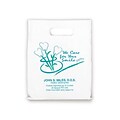 Medical Arts Press® Dental Personalized 1-Color Supply Bags, 7-1/2x9, We Care For Your Smile