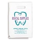 Medical Arts Press® Dental Personalized 2-Color Supply Bags; 9 x 13", Tooth Shaped w/brushes, 100 Bags, (635071)
