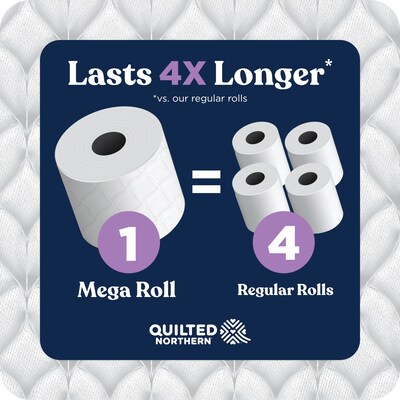 Quilted Northern Ultra Plush Toilet Paper, 3-ply, White, 255 Sheets/Roll, 18 Rolls/Case (876045)