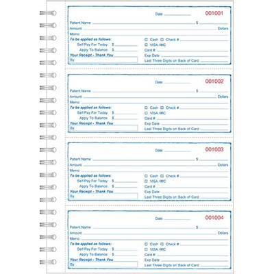 Medical Receipt Books; Blank