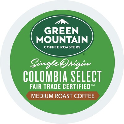 Green Mountain Colombia Select Coffee Keurig® K-Cup® Pods, Medium Roast, 96/Carton (6003)