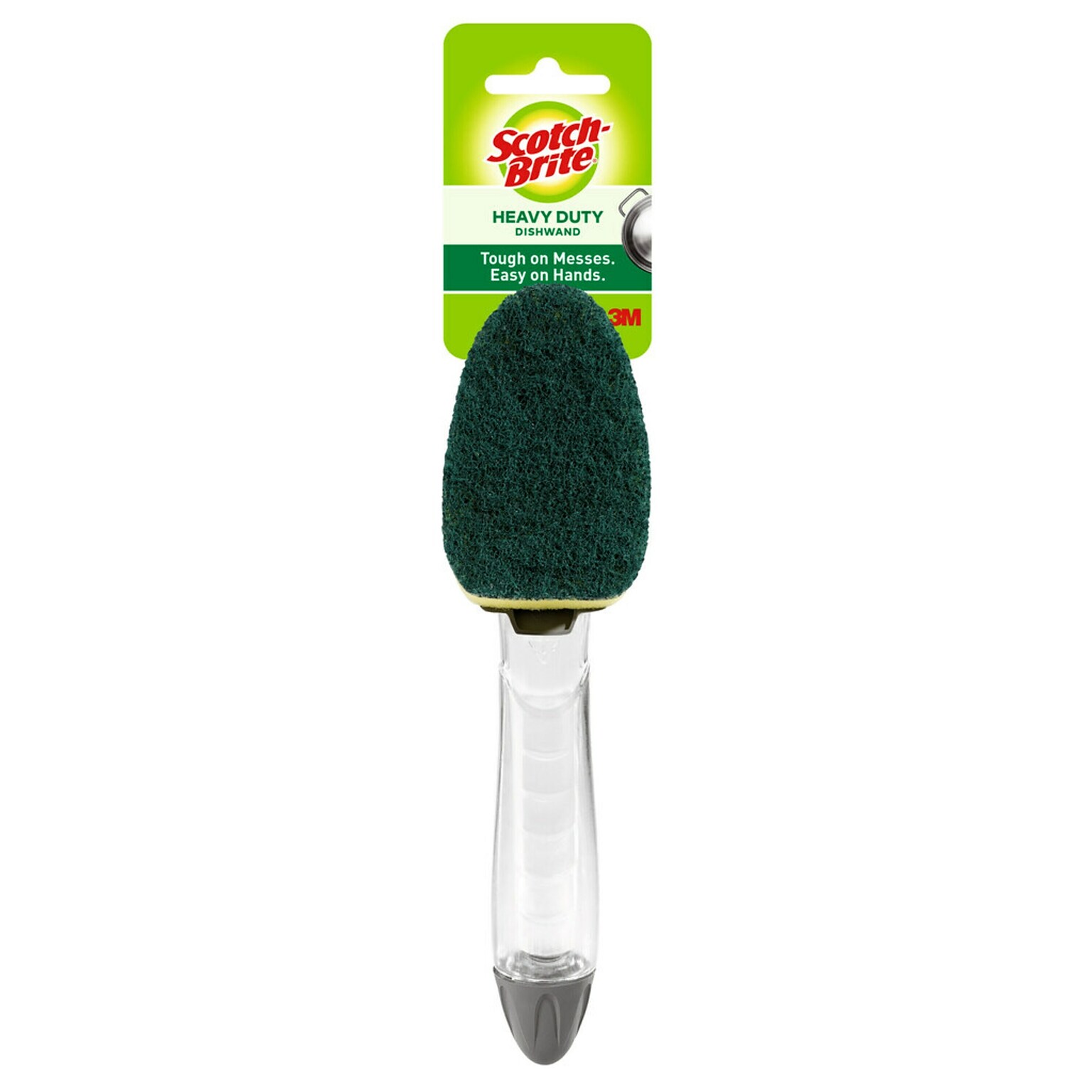 Scotch-Brite Heavy Duty Dishwand, Green/Yellow (650-4)