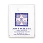 Medical Arts Press® Dental Personalized Large 2-Color Supply Bags; 9 x 13", Smile Care Border, 100 Bags, (656131)