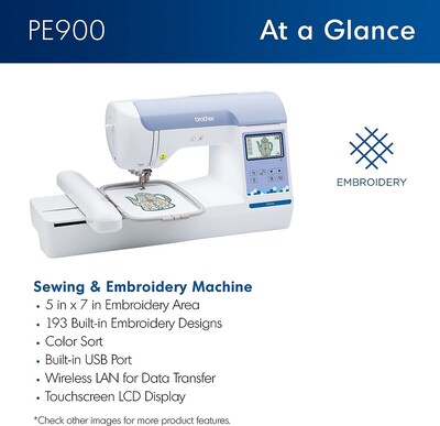Brother Embroidery Sewing Machine (PE900)
