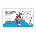 Medical Arts Press® Dual-Imprint Peel-Off Sticker Appointment Cards; Cartoon Spine