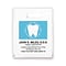 Medical Arts Press® Dental Personalized 1-Color Supply Bags, 7-1/2x9, Words Around Tooth