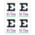 Medical Arts Press® Eye Care Postcards; for Laser Printer; E Its Time, 100/Pk