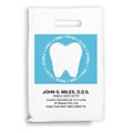 Medical Arts Press® Dental Personalized 1-Color Supply Bags; 9x13, Words around tooth