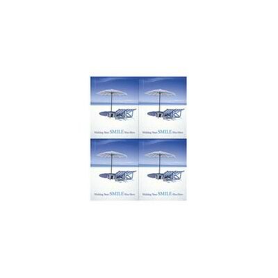 Medical Arts Press® Dental Postcards; for Laser Printer; Beach Umbrella, 100/Pk