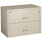 Quill Brand® 2-Drawer Fireproof Lateral File, Sand, 31"W (Q231LATSA)