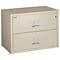 Quill Brand® 2-Drawer Fireproof Lateral File, Putty, 31W (Q231LATPY)