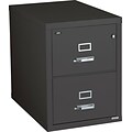 Quill Brand® 2-Drawer Fireproof Vertical File, Legal, Black, 25D (Q252LGLBK)