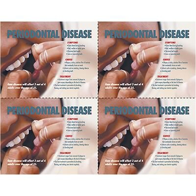 Medical Arts Press® Dental Postcards; for Laser Printer; Periodontal Disease, 100/Pk