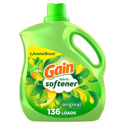 Gain Fabric Softener, Original, 136 Loads, 100 fl. oz. (10089)