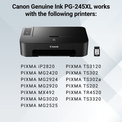 Canon PG-245 XL Black High Yield Ink Cartridge (8278B001)