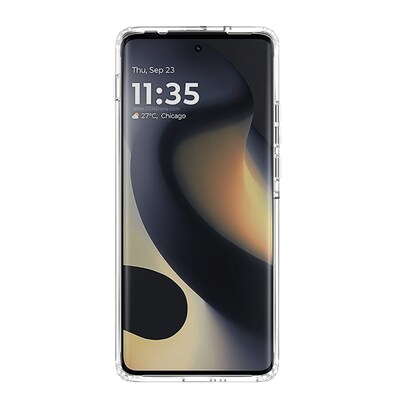 SaharaCase Venture Series Hard Shell Case for Motorola Edge (2024), Clear (CP00616)