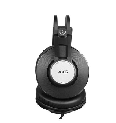 AKG K72 Stereo Headset, Over-the-Head, Matte Black (3169H00020)