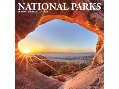 2025 Willow Creek National Parks 7" x 7" Monthly Wall Calendar (45879)