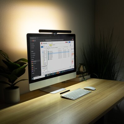 Mount-It! Monitor Light Bar, 16", Black (TS-7010)
