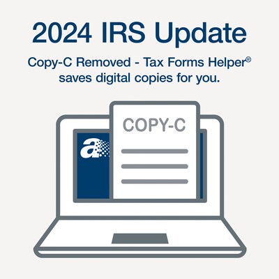 Adams 2025 1099-MISC Tax Forms Kit, 50/Pack, 4-Part, 2-Up, A, 1, B & 2, 50/Pack (STAX550MISC-25)