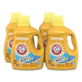 Arm & Hammer™ OxiClean HE Liquid Laundry Detergent, Fresh, 77 Loads, 100.5 oz., 4/Carton (CDC3320050