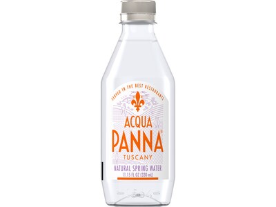 Acqua Panna Tuscany Natural Spring Water, 11.15 oz., 24 Bottles/Carton (12430408)