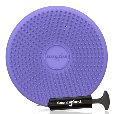 Bouncy Bands Little Sensory Wiggle Seat, Purple (BBAWS27PU)
