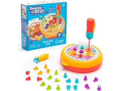 Educational Insights Design & Drill Rivet Pop Cafe Designer Set (4301)