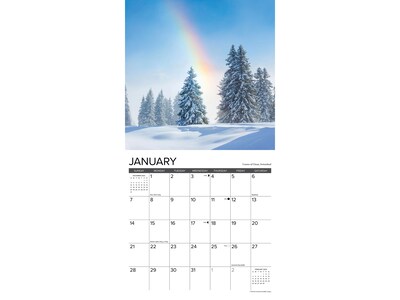 2024 Willow Creek Rainbows 12" x 12" Monthly Wall Calendar (35085)