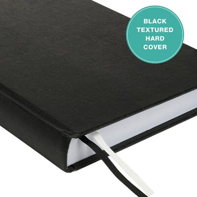 2027 Excello Brands 9" x 12.8" Daily Standard Planner, Paperboard Cover, Black (CD812-CY27-BK)