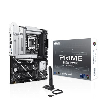 ASUS PRIME (Socket LGA1851) ATX Intel Core Ultra Desktop Motherboard (PRIME Z890-P WIFI)